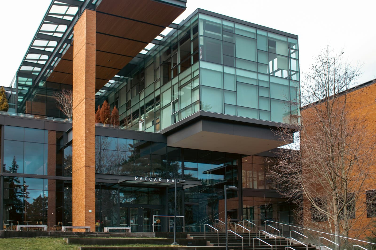 Illustrative stock photo of a modern institutional building