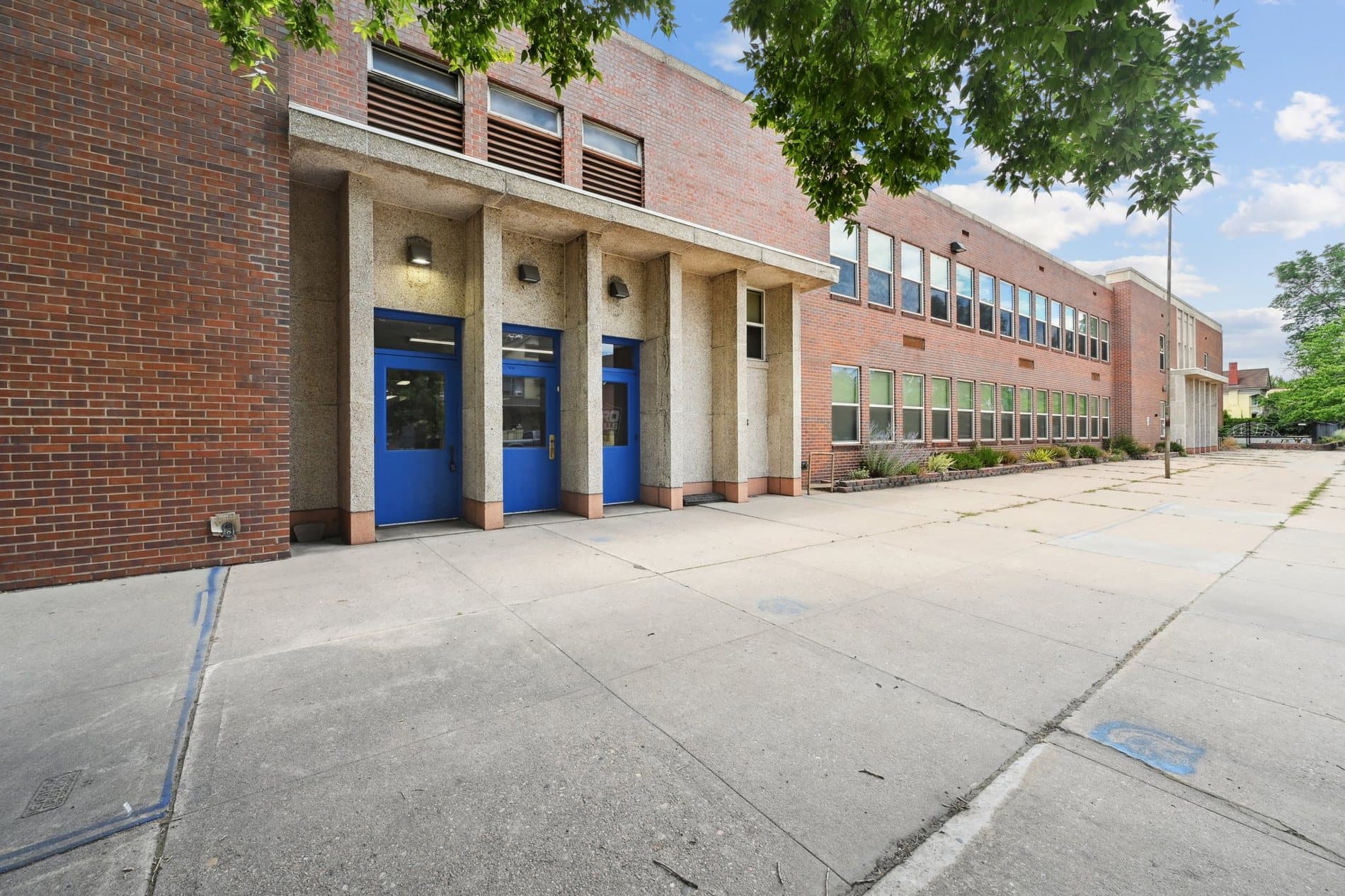 Historic brick campus in Colorado